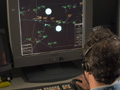 AOL researcher during an Air Traffic Control study