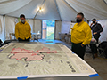 Click to see an image of the STEReO team getting briefed on firefighting operations at the McCash wildfire in California