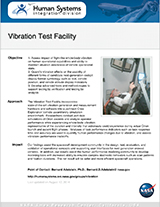 Download Vibration Test Facility Factsheet
